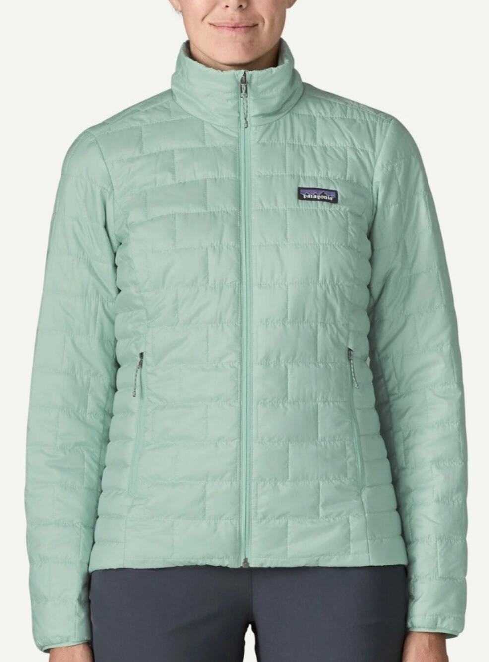 Patagonia Nano Puff Jacket in Thin Ice Women’s Sz. L